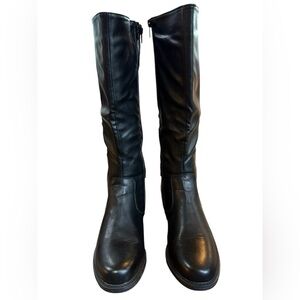 Pierre Dumas Barcelona black knee high boots Size 8M